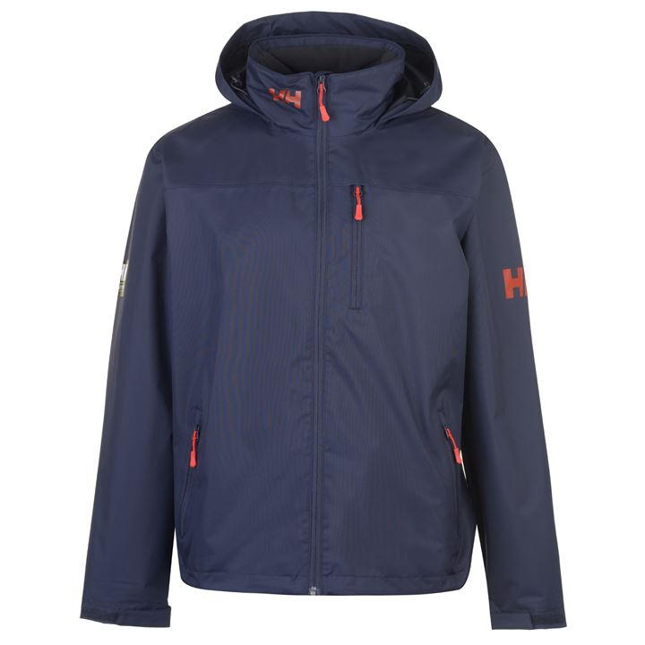 Helly Hansen Crew Hooded Midlayer Jacket Mens Graphite Blue EN6897